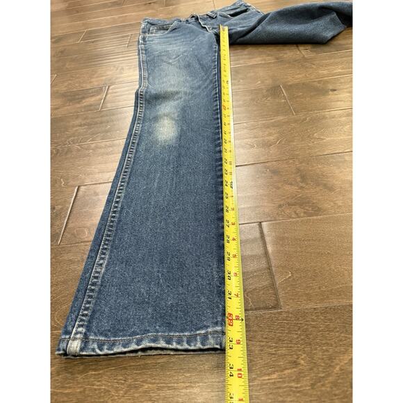 Wrangler FR Mens Blue Workwear Flame Resistant Slim Fit Jeans Size 36 30x34 - Picture 8 of 10